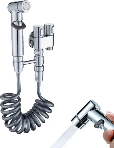 Miniatura 7 de Pulverizador de bidé de mano para inodoro, kit de rociador de mano, juego de rociadores de pañales de tela para bebé para lavado femenino, fácil