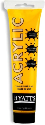 Miniatura 36 de Hyatt's Alizarine - Pintura acrílica carmesí Tubo de pintura acrílica de 2.5 fl oz de grado artístico Secado rápido y pintura no tóxica