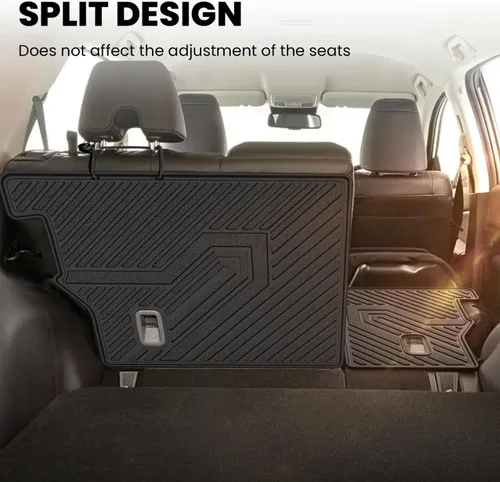Miniatura 4 de LASFIT Protector de respaldo de asiento trasero para Honda CRV 2012-2016, apto para todo tipo de clima, TPE apto para mascotas, ajuste personalizado