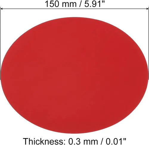 Miniatura 2 de PATIKIL Papel de cartón redondo de 5.9 pulgadas, 25 unidades de círculos de disco en blanco para decoración de fiestas, manualidades, manualidades