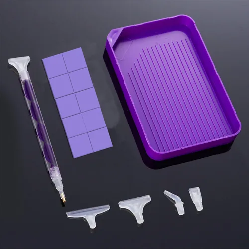 KTCLCATF Kit de Herramientas y Accesorios para Pintura de Diamantes DIY de Múltiples Tamaños, Bolígrafos de Pintura para Adultos para Hacer Arte con