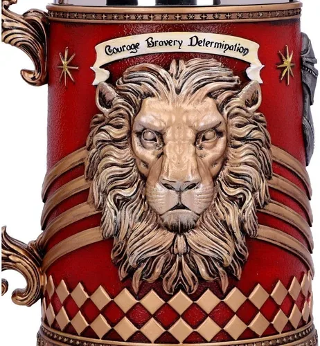Miniatura 6 de Nemesis Now Harry Potter Gryffindor Hogwarts House - Jarra coleccionable, 1 unidad (paquete de 1), oro rojo, 22.0 fl oz