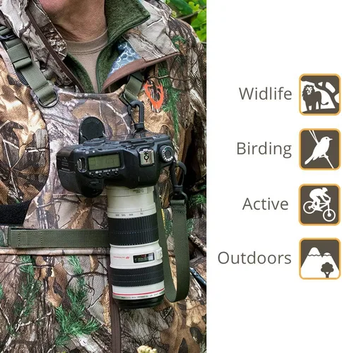 Miniatura 5 de Cotton Carrier CCS G3 Sistema de arnés de cámara para una cámara, camuflaje, 1 cámara