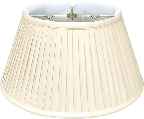 Miniatura 10 de Royal Designs - Pantalla básica plisada lateral de 6 vías, cáscara de huevo, 9.5 x 15 x 8 pulgadas Eggshell