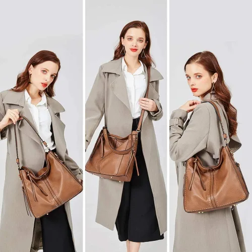 Miniatura 3 de Montana West Bolso Hobo para mujer, bolsos grandes y bolsos