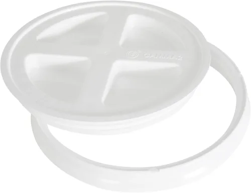 Miniatura 12 de Gamma2 Tapa de sello gamma para cubos utilitarios – Se adapta a cubos de 3.5, 5, 6 y 7 galones, amarillo, fabricado en Estados Unidos