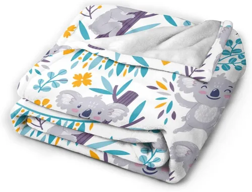 Miniatura 3 de Manta de Dinossaurios Linda Manta de Forro Polar Super Suave y Cálida para Cama, Edredón para Sofá, Dormitorio, Oficina, Coche, Toda Estación, Manta