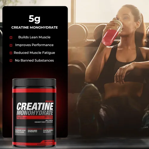 Miniatura 3 de ATHLEAN-X X-CREATINE - Polvo de monohidrato de creatina micronizada pura, apoya la fuerza muscular, la potencia y la recuperación, sin gluten, sin