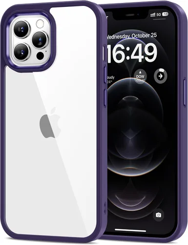 Miniatura 77 de HOOMIL Funda para iPhone 7 Plus/iPhone 8 Plus de 5.5 pulgadas, no amarillea, protección contra caídas, cubierta trasera dura transparente