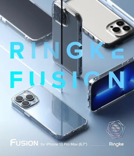 Miniatura 9 de Ringke Fusion funda compatible con iPhone 13 Pro Max, translúcida, antihuellas, dura, parte trasera esmerilada, con bordes protectores suaves