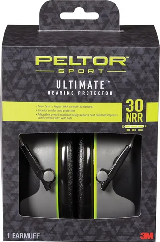 Miniatura 6 de Peltor Protector auditivo Sport Bull's Eye, clasificación de reducción de ruido (NRR) 27 dB, diseño ligero para mayor comodidad y uso prolongado