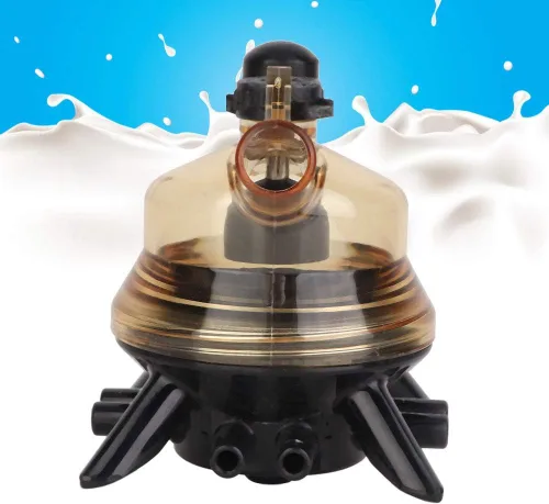 Miniatura 7 de Colector de leche de vaca de 5.1 fl oz, pieza de ordeño de repuesto con base de plástico para estación de ordeño de vacas y ovejas de granja lechera