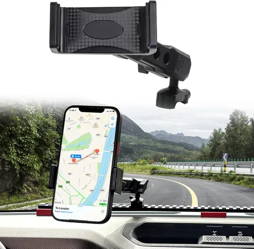 Miniatura 7 de Soporte para teléfono y GoPro, compatible con iPhone, ajustable, aleación de aluminio + material ABS, fácil instalación