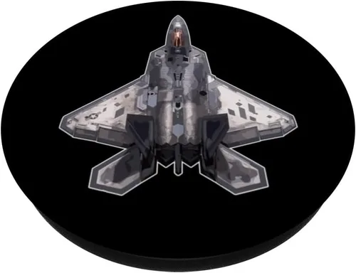 Miniatura 2 de F22 Raptor Illustration s Stealth Fighter PopSockets intercambiables PopGrip