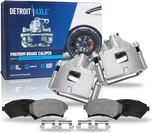 Miniatura 66 de Detroit Axle - Pastillas de freno traseras para Mercedes-Benz C230 C240 C280 C320 C350 CLK320 CLK350 CLK430 E300 E320 E420 E430 SLK350, pastillas