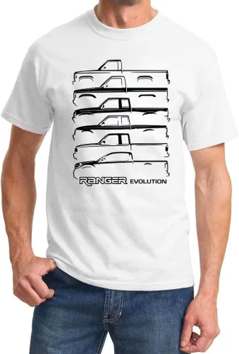 Miniatura 15 de Ford Ranger Pickup Truck Evolution Classic Outline Design Camiseta