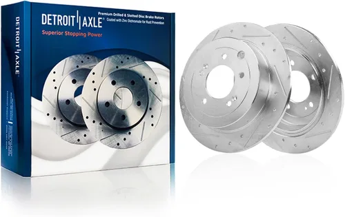 Miniatura 48 de Detroit Axle - Rotores de freno delanteros para Honda Accord Civic Element Fit Insight CSX ILX Rotores de freno de disco Reemplazo de rotores