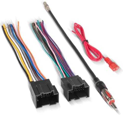 RED WOLF Arnés de cableado de radio con adaptador de antena compatible con GM GMC Sierra Chevy Impala Buick Cadillac 2006-2013 Instalar reproductor