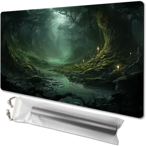 Miniatura 78 de MTG - Tapete de juego tamaño 24 x 14 pulgadas, bolsas de almacenamiento gratuitas, respaldo antideslizante, impresión, ideal para entusiastas