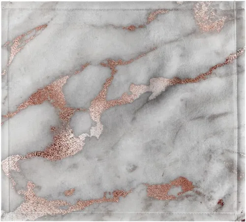 Miniatura 7 de 3dRose Toalla de mano de baño de 22 x 30 pulgadas, imagen de elegante patrón de purpurina sintética de cuarzo de color gris cobre oro rosa ágata