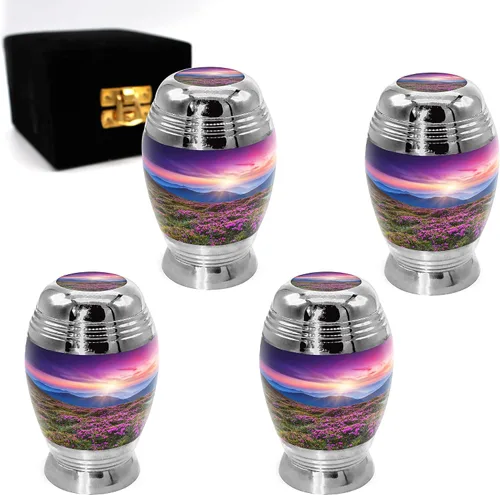 Miniatura 13 de Aurora Borealis Urna de cremación para cenizas para adultos, hombres y mujeres, Urnas de cremación personalizadas para cenizas humanas, urnas
