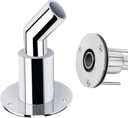Miniatura 7 de Piel de escape de acero inoxidable 316 a través del casco, 10 piezas, montaje de accesorios de tubo de tubo de 0.866 in/8.66 pulgadas