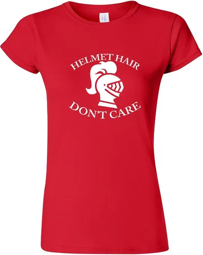 Miniatura 3 de Knight Helmet Hair Don't Care Camiseta de mujer para The Dane in Shining Armor