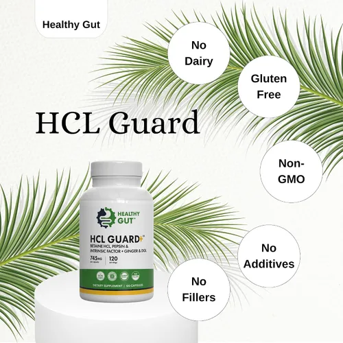 Miniatura 8 de Magnesio intestinal saludable HP Paquete de 90 porciones + Gut saludable Gut HCL Guard+ 60 porciones