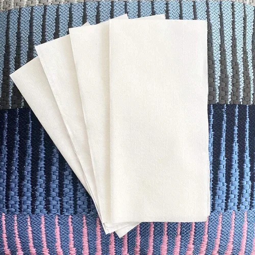 Miniatura 8 de Toallas de invitados desechables similares a lino Servilletas de baño Servilletas de boda Toallas desechables de lino premium (blanco, 120)
