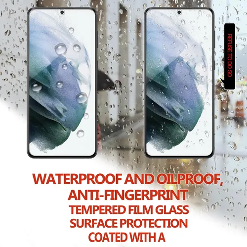 Miniatura 5 de Diseñado para Samsung Galaxy S21 + Plus 5G Protector de pantalla de vidrio templado 2-Pack Película protectora de lente de cámara 2-Pack