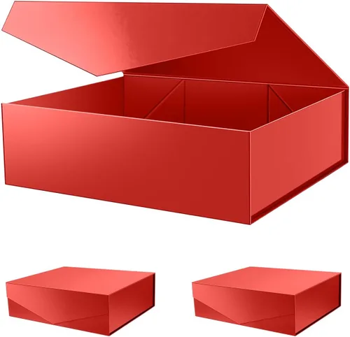 Miniatura 17 de PACKHOME 17 x 14.5 x 5.5 pulgadas, 3 cajas de regalo extra grandes con tapas, cajas de cierre magnético para ropa y regalos grandes