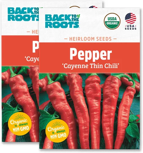 Miniatura 9 de Back to The Roots Paquete de semillas 100% orgánicas - Pimiento 'Sweet Keystone Giant' 140mg