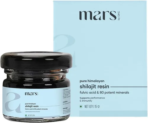 mars by GHC Resina Shilajit orgánica del Himalaya | Resina natural procedente del Himalaya | Apoya la vitalidad, la energía y el bienestar general |