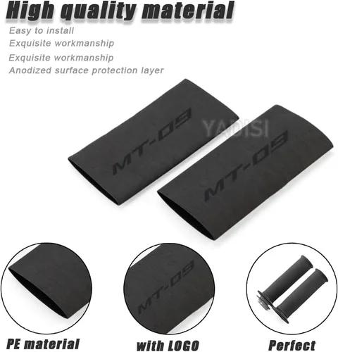 Miniatura 5 de Para MT07 MT09 R3 motocicleta universal manillar agarre cubierta guardias deslizamiento anti vibración mango cubre piezas antideslizantes