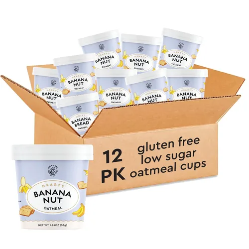 Miniatura 16 de Mylk Labs Paquete variado de tazas de avena con proteína, grano integral, bajo en azúcar, alto en fibra con superalimentos, rápido y fácil