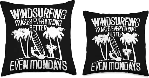 Miniatura 3 de Windsurfing Surfing Board Water Sports Throw Pillow