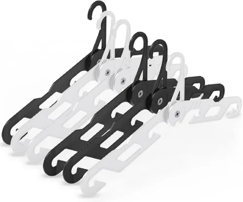 Perchas de viaje de alta calidad, perchas plegables portátiles, súper rodamiento plegable, estante de secado de ropa plegable para viajes, uso en 3