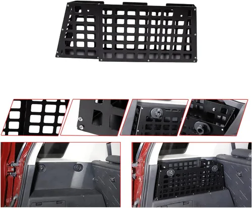 Miniatura 5 de HAPPYHORSE Para maletero Toyo-ta FJ Cruiser 2007-2021, organizador de artículos diversos, caja de almacenamiento con compartimento de almacenamiento