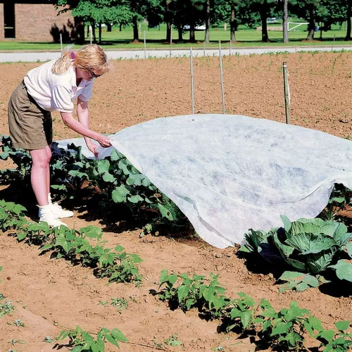Miniatura 8 de Cubiertas para plantas, protección contra la congelación, 10 x 33 pies, reutilizable, rectangular, protección contra heladas, cubierta flotante