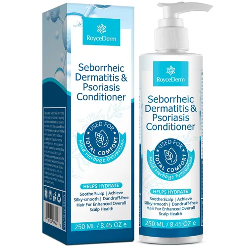 Roycederm Acondicionador para Dermatitis Seborreica y Psoriasis: Tratamiento del Cuero Cabelludo para Foliculits, Psoriasis, Cuero Cabelludo Seco y