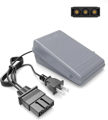 Miniatura 8 de Pedal de pie y cable de alimentación de repuesto para máquina de coser Singer 979314-031 Compatible con Singer Sewing Machine 2517C, 2950C, 3270C
