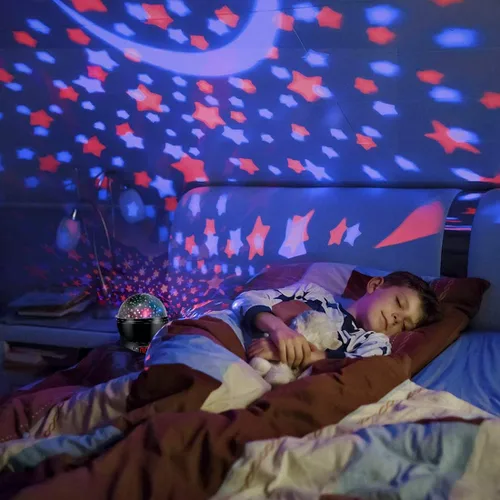 Miniatura 3 de MOKOQI Proyector de luz nocturna de dinosaurio para niños, juguetes para habitación de niños, rotación de 360 grados con luz de proyección