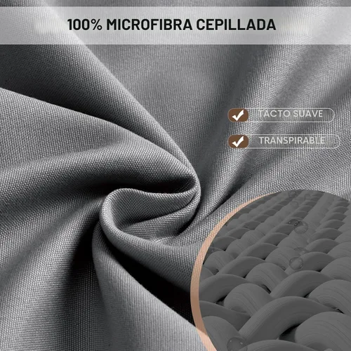 Miniatura 2 de FreshCulture Sábana Bajera Ajustable Tamaño King Solamente - Sábana Bajera de Calidad Hotelera Tamaño King - Ultra Suave y Transpirable - Microfibra