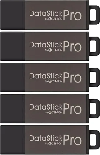 Miniatura 13 de DataStick Pro de Centon de 64 GB, paquete de 5, memoria flash USB 2.0 para almacenamiento y copia de seguridad