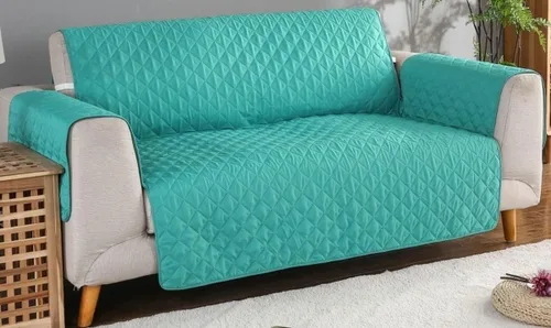 Miniatura 17 de Fundas para sofá de 3 plazas y 2 plazas y 1 plaza, funda de sofá reversible, funda acolchada ajustable para sofá, protectores impermeables