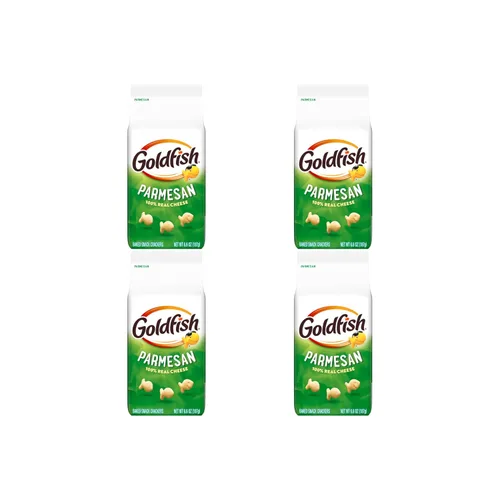 Miniatura 12 de Goldfish Mega Bites Galletas de Queso Cheddar Fuerte, Bolsa de 5.9 Oz