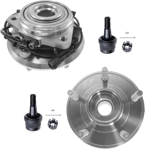 Miniatura 134 de Detroit Axle - Kit de nudillos de dirección delantera izquierda para Ford Edge Lincoln MKX 07-10, cojinete de rueda del lado del conductor, nudillo
