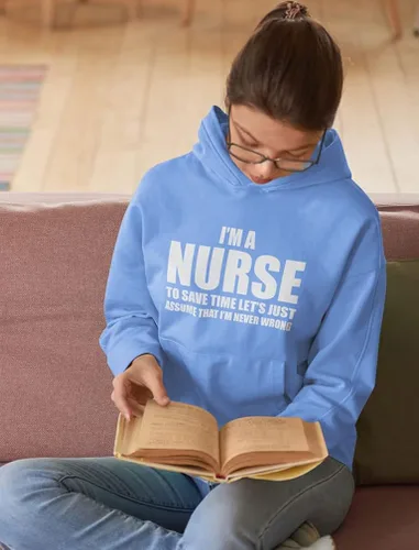 Miniatura 3 de Sudadera con capucha para enfermera para mujer regalos divertidos para enfermeras escuela de enfermería sudadera con capucha