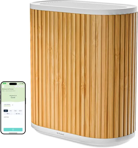 Windmill Purificador de aire para el hogar - Filtración 3 en 1 para humo y más - Filtro HEPA verdadero, carbón activado y prefiltro - Cubre hasta