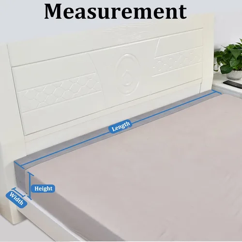 Miniatura 8 de YURRO Cojín rectangular de espuma viscoelástica suave para colchón de pared, protector de cama, extensor de colchón de cama Queen/King, 3.9 in/5.9